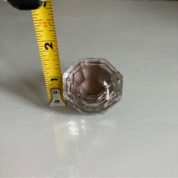 Vintage Faceted Glass Knob Pull - Picture 2 of 6